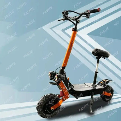 72V Electric Hyper Scooter Motorcycle 10000 Watt Bike Fast Fat Wheele 5000W 52V 50MPH 120 KMH Off Road Mopeds Escooter for Adult