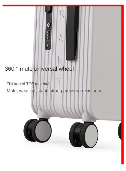 Fashion Width Draw-Bar Luggage Universal Wheel Light Luxury 20-Inch Boarding Bag Good-looking Trolley Suitcase Male And Female