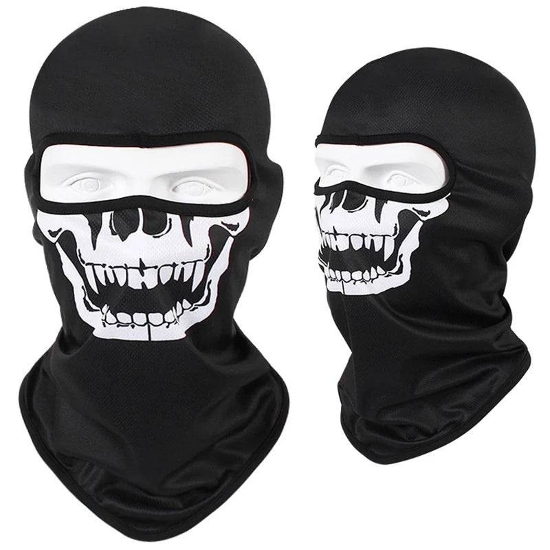 Motorcycle Headgear Cap Men Balaclava Multi-function Skull Face Mask MTB Bicycle Full Face Cover Shield Sunscreen Women Headwear