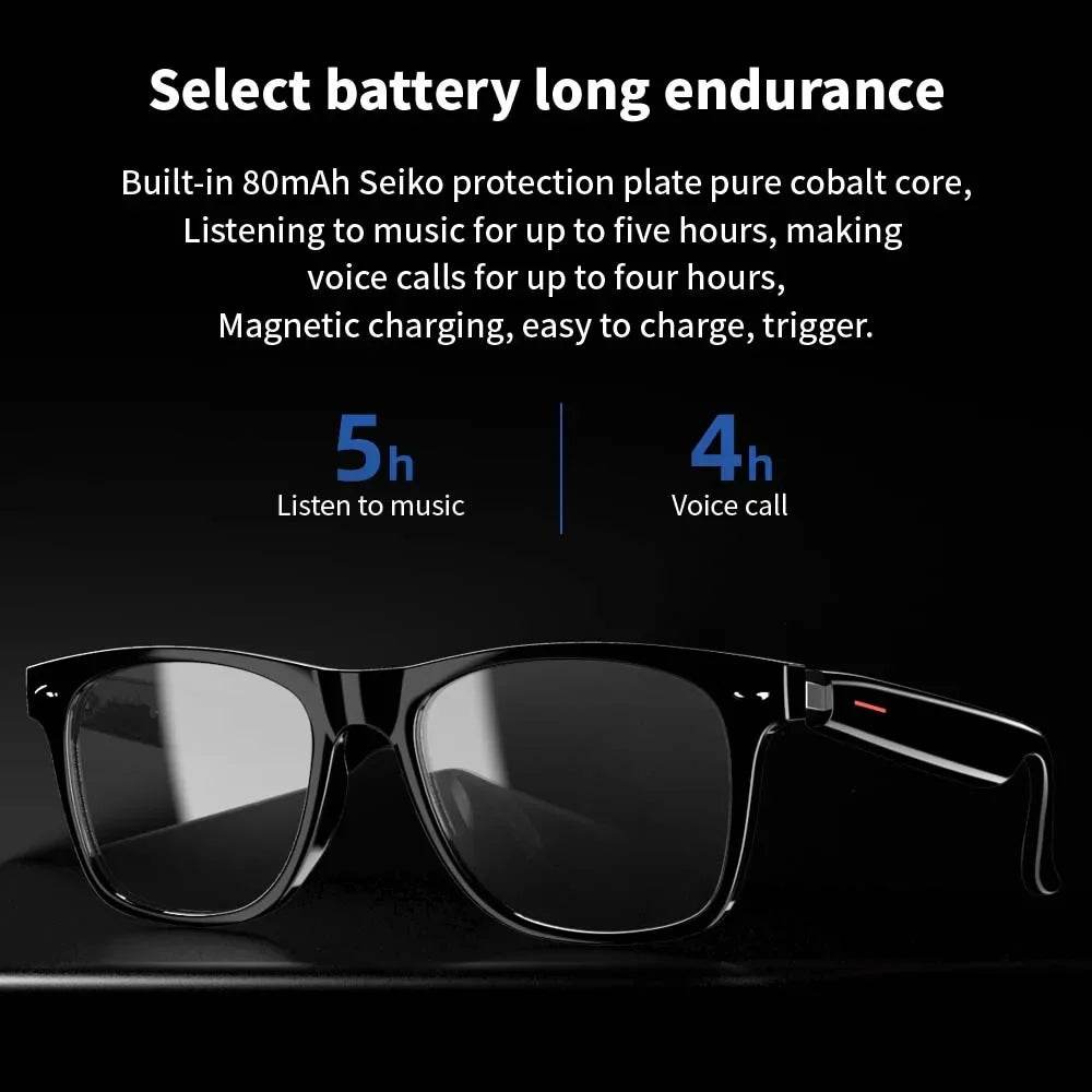 Modern Black technology E13 Bluetooth Smart Glasses Wireless Bluetooth Headset Anti Blue Light Sunglasses Man Woman Sunglasses - MarvelouStoree