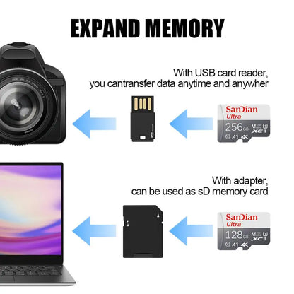 2TB 1TB Memory TF Card 128GB 64GB 512GB U3 V30 4K Full HD Micro TF Mini SD Card TF Memory Flash Card 100mb/s For Phone/Computer