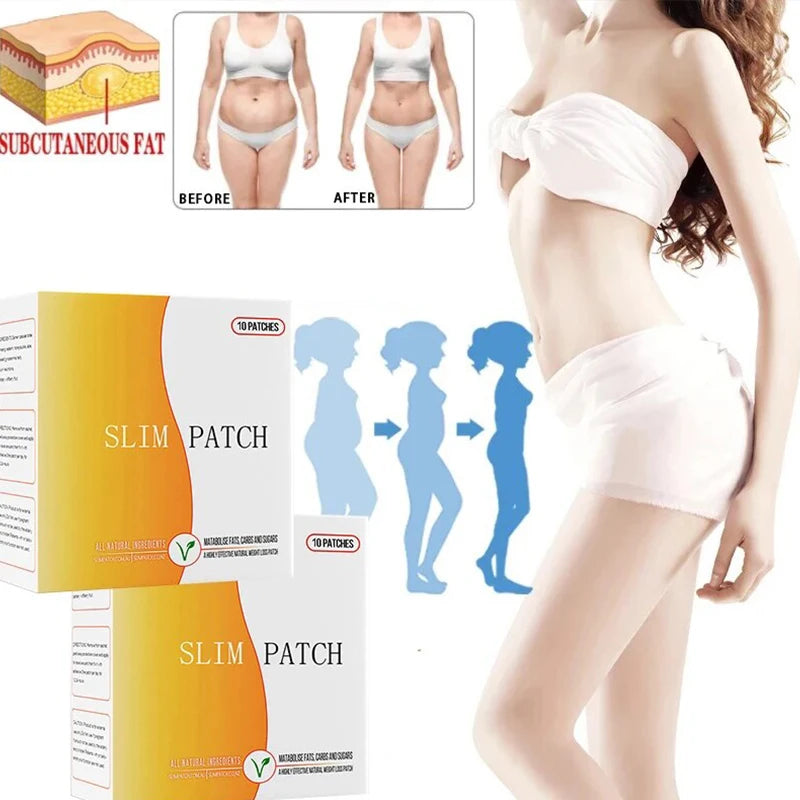 Weight Loss Belly Slimming Patch Fast Burning Fat Detox Abdominal Navel Sticker Dampness-evil Removal Improve Stomach Magnetic