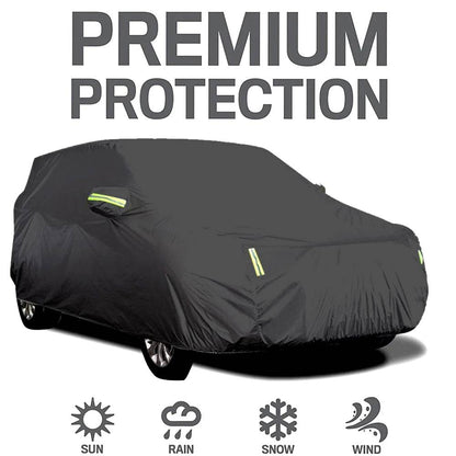 S-XXL Car Cover Sedan Full Covers with Reflective Strip Sunscreen Protection Dustproof&Waterproof UV Scratch-Resistant Universal - MarvelouStoree