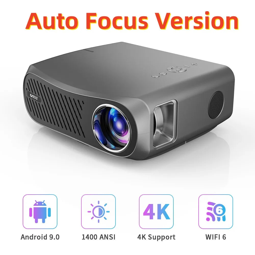 Huawei HiSilicon Chip 4k Beam Projector for Home Cinema Android 5G Wifi 1400Ansi Outdoor Full HD 1080P Movie Projector PK LasEr