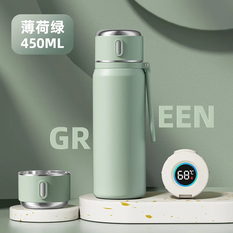 Smart 316 Stainless Steel Thermos Cup Temperature Display Vacuum Flasks Home Outdoor Portable Water Cup Thermos Bottle