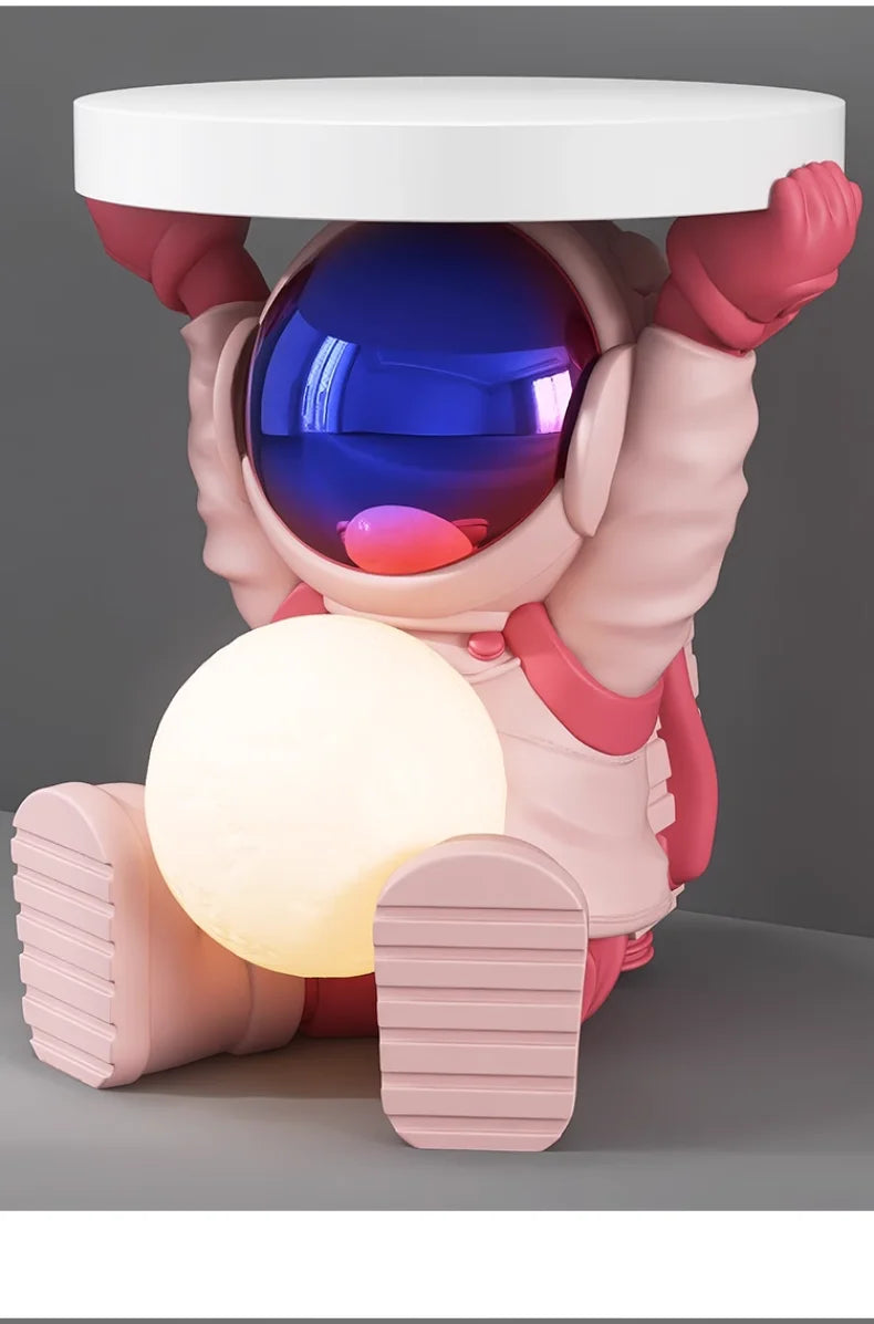 Astronaut Floor-standing Coffee Table, Home Accessories, Bedside Table, Smart Furniture, Light-emitting, Bluetooth Speaker