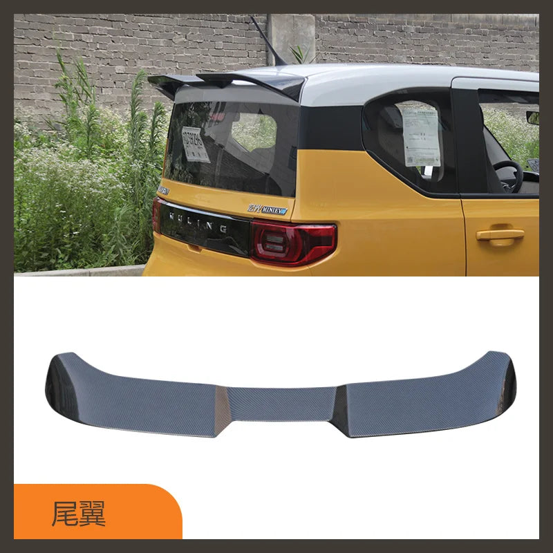 2022 Suit For Wuling Hongguang Big Surround Macarone Special Tail Wing Refitting Medium Net Explosive Front Shovel Rear Lip Mini