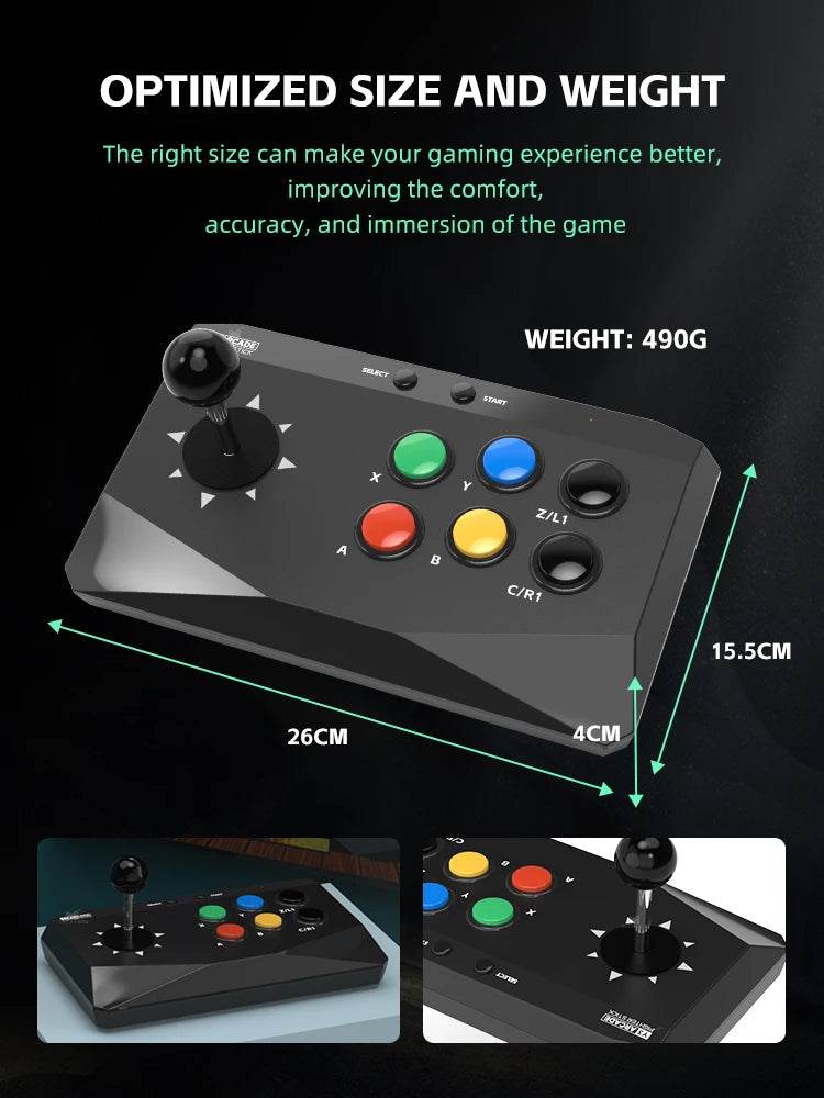 DATA FROG Y3 Arcade 4K Video Game Console with Game Arcade Keyboard Built-in 20000 Games Stick For PS1/FC/GBA Retro TV Dendy - MarvelouStoree