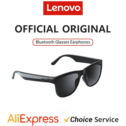 New Lenovo Lecoo C8 Earphone Wireless Bluetooth Glasses Headphones Light Weight Sunglasses Headset Outdoor Sports Music Earbuds