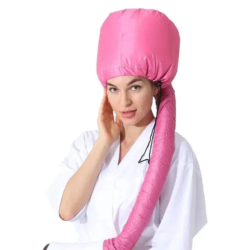 Portable Hair Bonnet Dryer Cap Lazy Man Hair Dryerr Cap Quick Dry Hair Dryer Heating Set Oil Baking Cap Household Fast Dry