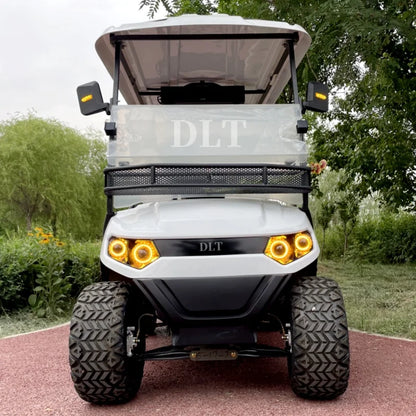 Street Legal 4000W 48V Electric Golf Cart Convertible Sightseeing Golf Cart 2 Seater Lithium Battery Sports Buggy Golf Cart