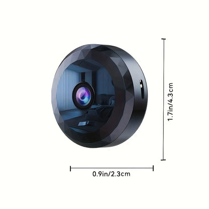 Wireless Mini WiFi Security Camera with Night Vision Motion Detection Rechargeable Battery Easy to Mount & App-Controlled