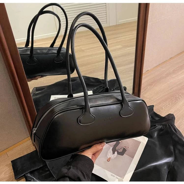 Advanced Sense Retro Pu Zipper Ladies Shoulder Bags Trend 2024 Light Luxury Hot Sale Bags for Women New Bolsas Femininas