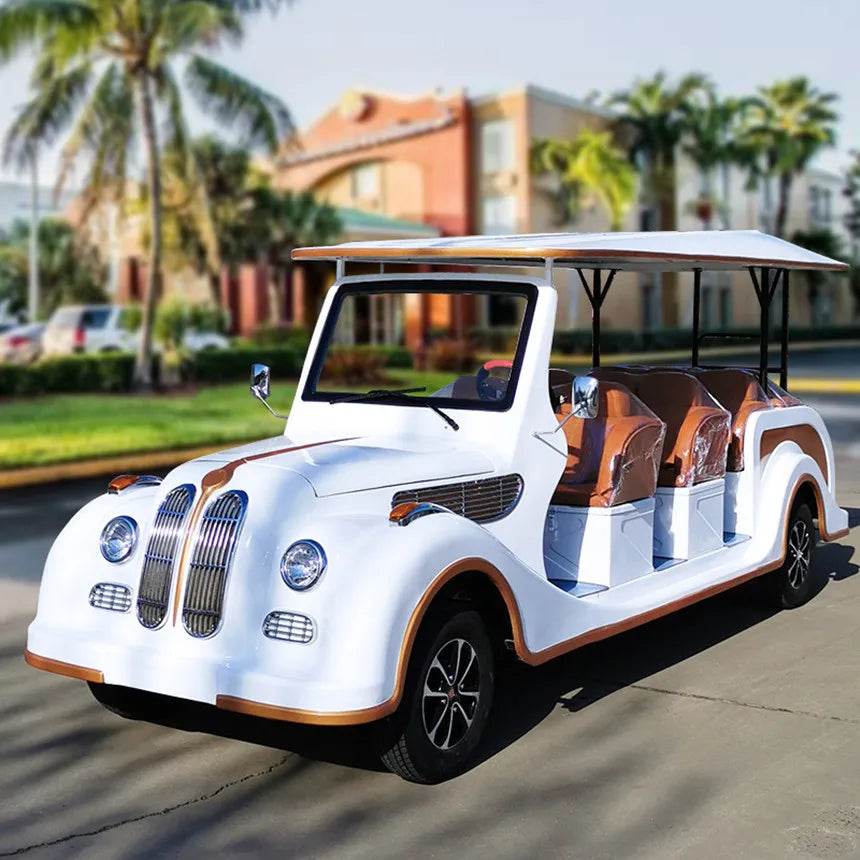 Travel Club Electric Lift Golf Cart Electric Golf Cart 4+2 Seats Electric Club Car With Door 5/8/11/14 Seats Classic Car - MarvelouStoree