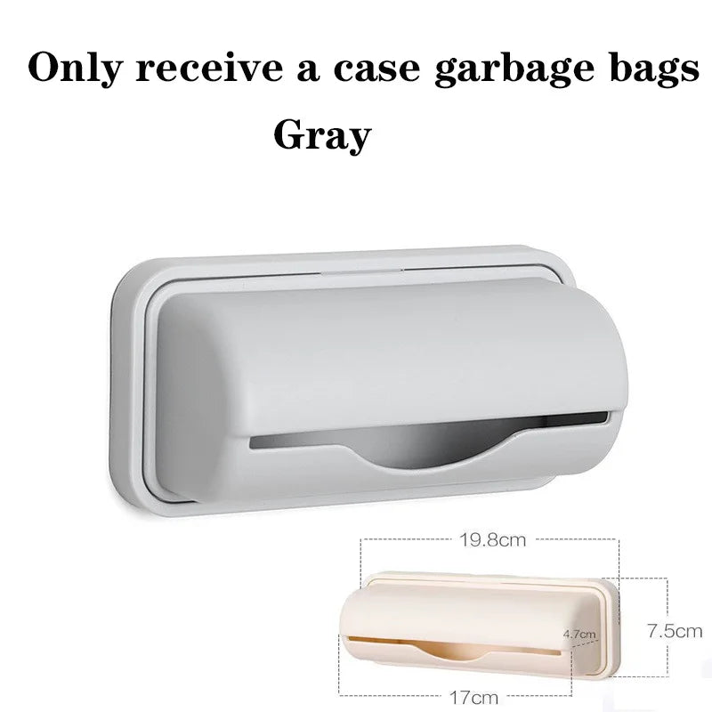 3 style 100 PCS Plastic Bag And Stroage Box Set Adhesive Mount Mounted Garbage Wall Container Bag Holder Bags Containers Storage