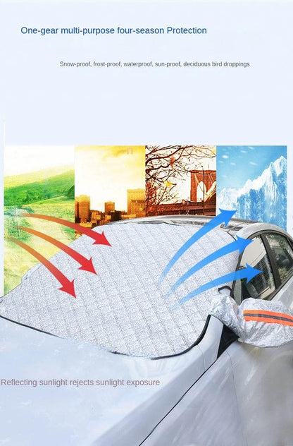 Car Windshield Snow Shield for Winter Car Cover Front Window Anti Ice Frost Outdoor Protection Snow Cover Snow Shield - MarvelouStoree