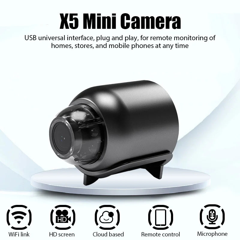 Mini Camera Wifi Wireless Smart Home HD 1080P IP Camera Indoor Security Surveillance Night Vision Camcorder Audio Video Recorder