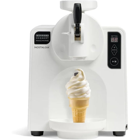 Easy-Dispensing Soft Serve Ice Cream & Frozen Dessert Machine, Makes 1 Quart of Ice Cream, Milkshakes, Frozen Yogurt