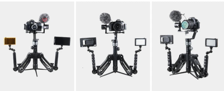 3 Axis Spring Dual Handle Gimbal Hold Arm for ZHIYUN Crane 2 DJI Ronin S MOZA AIRCROSS Smooth 4 OSMO mobile 2 AK2000 AK4000 BOB2