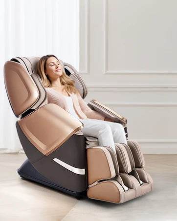 Massage Chair Recliner with Smart Acupoint Scanning, Thai Stretch, Zero Gravity, Blue - MarvelouStoree