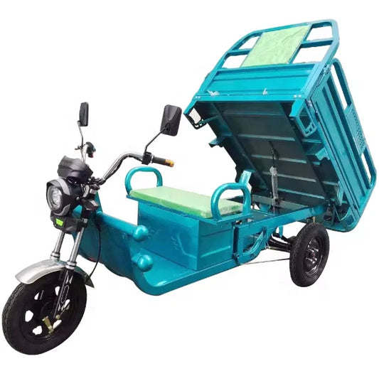 Heavy-duty electric freight truck high-speed three-wheeled freight bicycle truck Freight tricycle