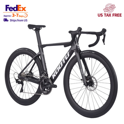 Ships from US KOOTU R08-R7000 22-Speed Full Carbon Fiber Road Bike with SHIMAN0 105 Kit Adult Bicycle Race Bike 700C