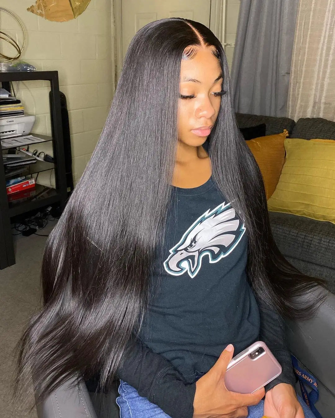 Pre Cut Glueless Wigs Human Hair Ready To Wear And Go Preplucked Straight 13x6 HD Lace Frontal Wig Human Hair For Women 100% 200