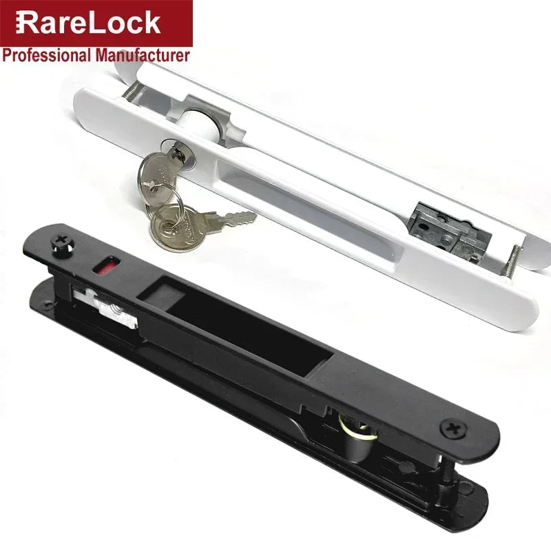 Sliding Door Lock with Green Red Indicator Label for Window Bedroom DIY Home Security Hardware Rarelock MMS228 G