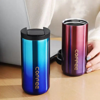 400/500ML Insulated Coffee Mug Cup Travel Stainless Steel Flask Vacuum Leakproof Thermo Bottles Espresso Themo Bottle Coffeeware