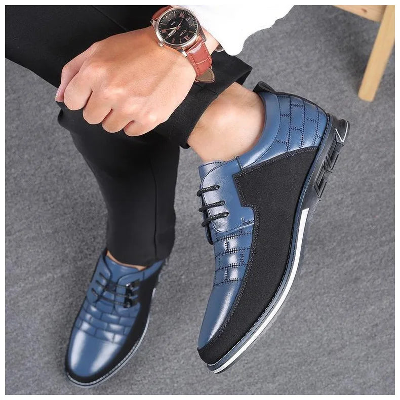 Hot Men Casual Shoes Buckle Leather Shoes for Men Business Slip-on Shoes Office Work Shoes Men Loafers Sapato Masculino