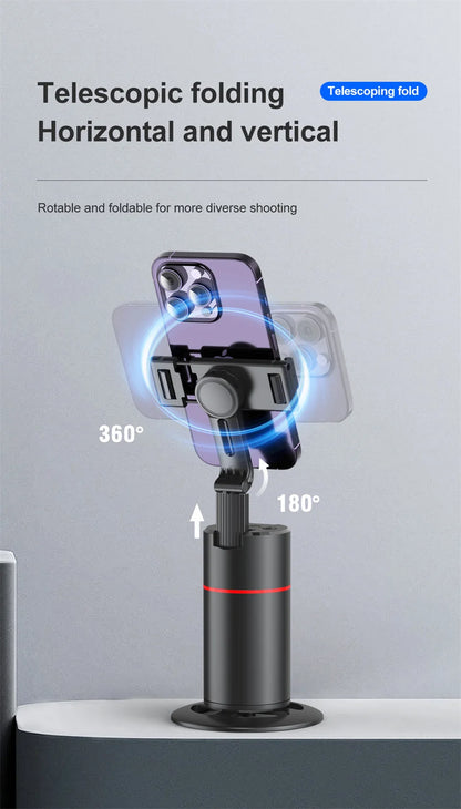 FANGTUOSI 2023 New 360 Rotation Gimbal Stabilizer Selfie Stick Monopod Desktop tracking gimbal PTZ For Tiktok Smartphone live