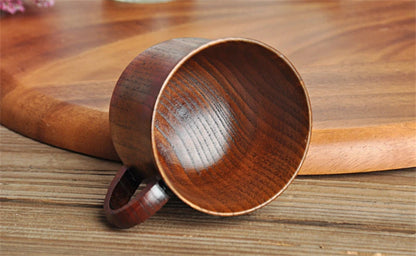 Wooden Big Belly Cups Handmade Natural Spruce Wood Cups Beer Tea Coffee Milk Water Cup Kitchen Bar Drinkware for Kitchen