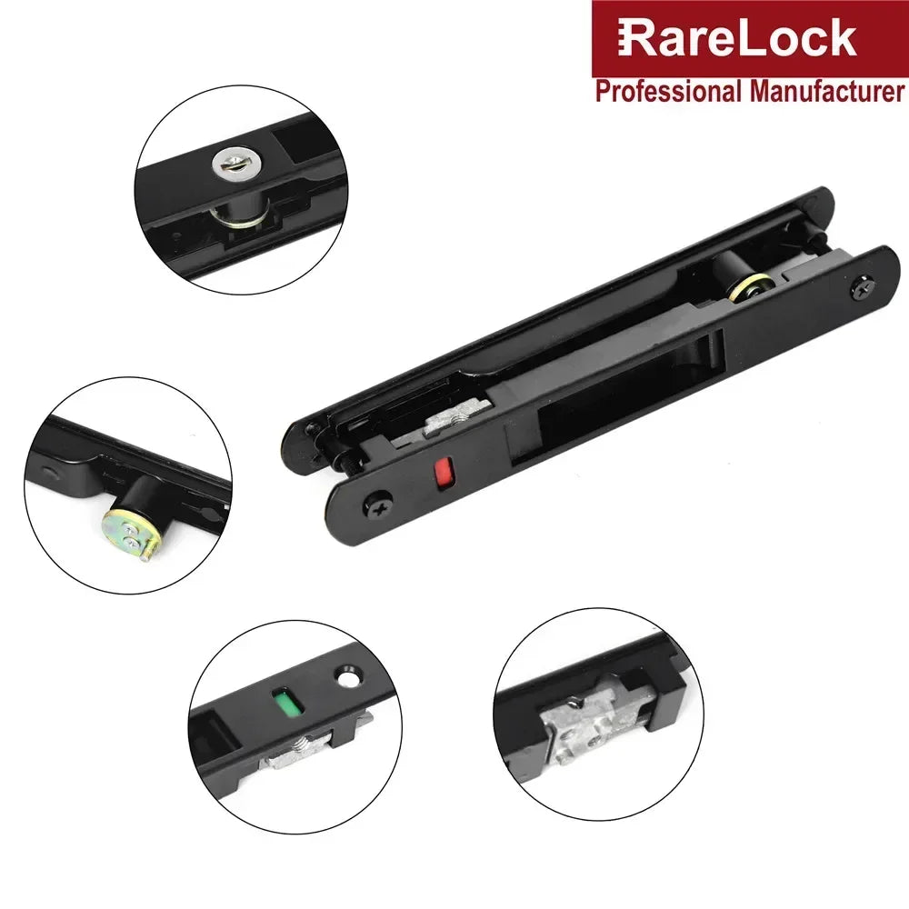 Sliding Door Lock with Green Red Indicator Label for Window Bedroom DIY Home Security Hardware Rarelock MMS228 G