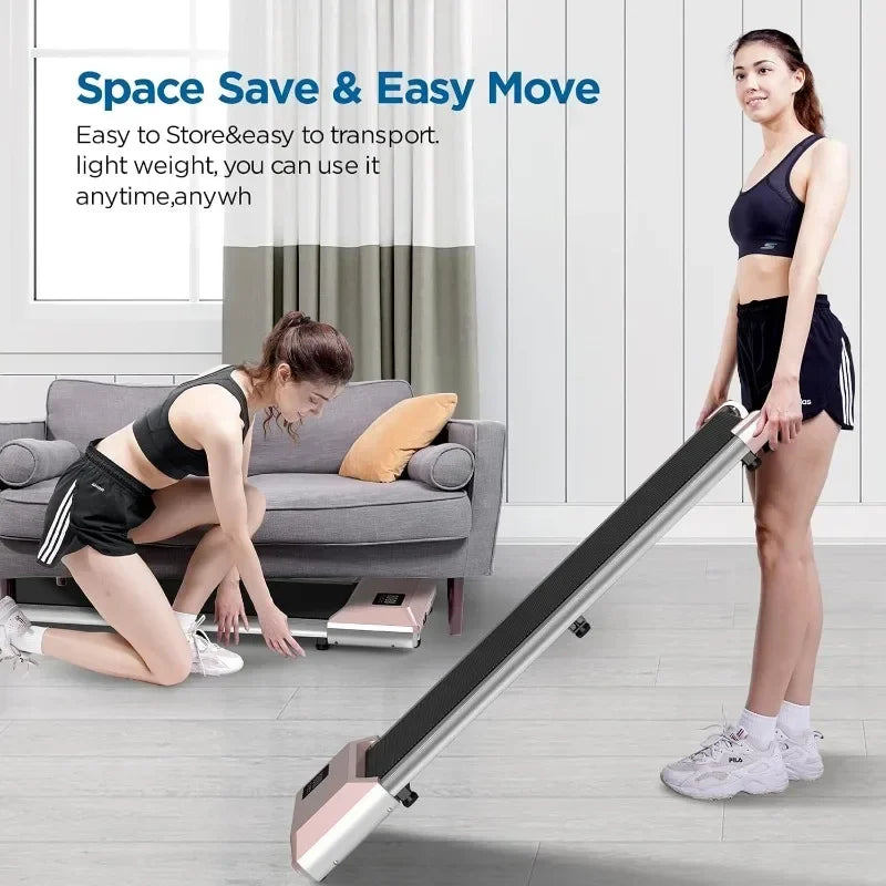 Walking Pad Treadmill 2 in 1 Under Desk Treadmill for Home Portable Desk treadmill Remote Control & LED Display