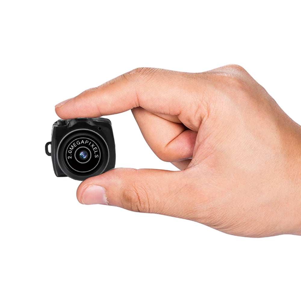 20W Tiny Camera HD Video Audio Recorder Car Sport Micro Cam Webcam With Mic Y2000 Camcorder Small DV DVR Security Nanny Cam