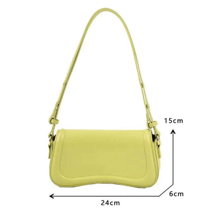 New Luxury Designer Shoulder Crossbody Bags for Women 2024 Pu Leather Trend Female Underarm Bag Fashion Purse Flap Handbags