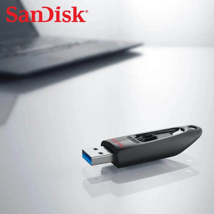 SanDisk USB3.0 CZ48 130MB/S usb Pendrive 128G 64GB 32GB Pen Flash Drive High Quality Retractable Capless Storage Device - MarvelouStoree