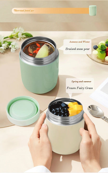 Portable Food Thermos for Kids Stainless Steel 316 Lunch Box of 4 Color 260ML Mini Soup Containers Vacuum Flasks Thermocup