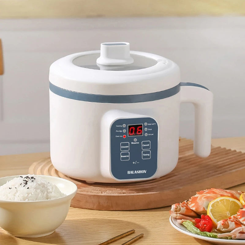 Mini Electric Rice Cooker Household Multicooker Steamer Single/Double Layer Rice Cooker Auto Rice Cooker Appliances for Kitchen