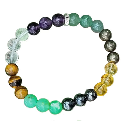 1 Pc Elegant Charm Colorful Bracelet Good Luck Attract Prosperity Wealth Bracelet Beaded Bracelet Men Women Daily Outdoor Party