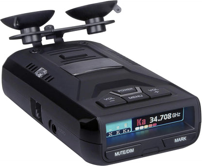 R3 EXTREME LONG RANGE Laser/Radar Detector, Record Shattering Performance  Built-in GPS w/ Mute Memory  Voice Alerts  Red