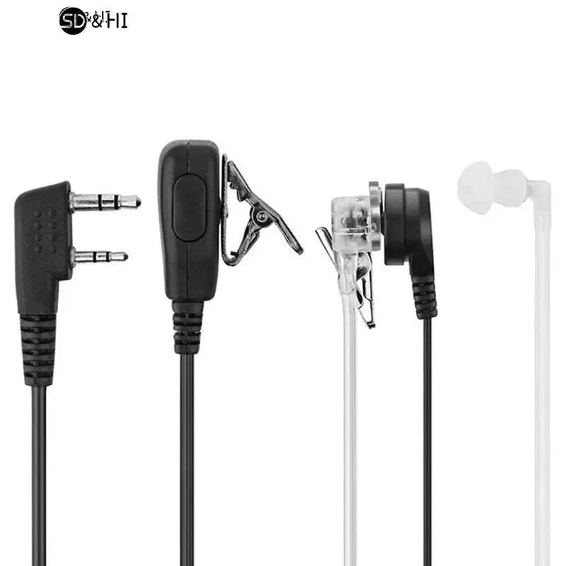 Intercom Tube Security Bodyguard Acoustic Earphones Acoustic Tube In-Ear Earpiece Radio Police Security In Ear Air Headphone