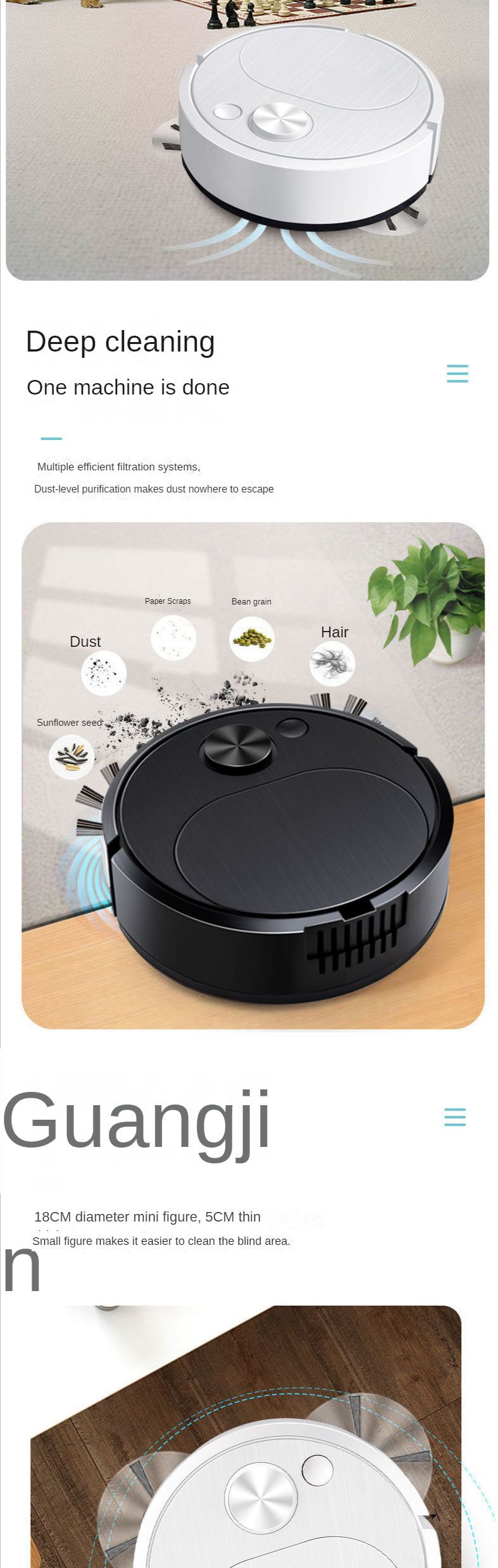 Aspiradora Sweeping Robot Vacuum Cleaner Süpürge Sprzatajacy Machine USB Recharge Temizlik Barredora Smart Inteligent Sweeper