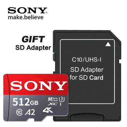 Sony 256GB High Speed Memory Card 128GB 512GB 1TB Class 10 Micro SD Card 64GB 32G SD Memory Card For Nintendo Switch Phone/Ps4 - MarvelouStoree