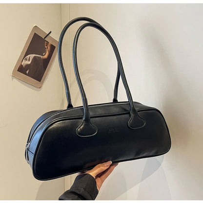 Advanced Sense Retro Pu Zipper Ladies Shoulder Bags Trend 2024 Light Luxury Hot Sale Bags for Women New Bolsas Femininas