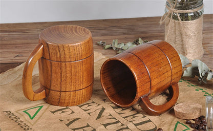 Wooden Big Belly Cups Handmade Natural Spruce Wood Cups Beer Tea Coffee Milk Water Cup Kitchen Bar Drinkware for Kitchen