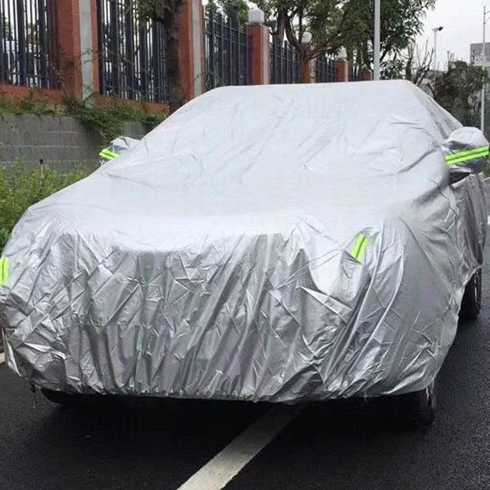 S-XXL Car Cover Sedan Full Covers with Reflective Strip Sunscreen Protection Dustproof&Waterproof UV Scratch-Resistant Universal - MarvelouStoree