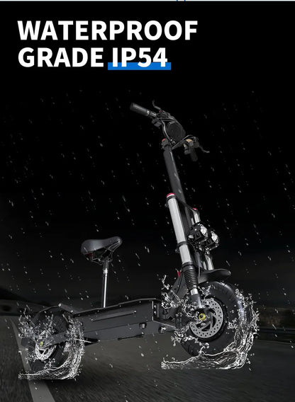 Jueshuai X60 Electric Scooter for Adults 90KM/H Speed Fast 100KM Powerful Electric Scooter Hydraulic Brake 30AH Battery Capacity