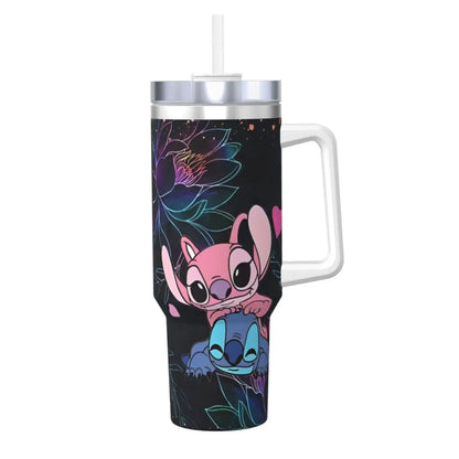 Custom Stitch Stainless Steel Tumbler Travel Mugs Cup Large Coffee Mug Portable Cold Drink Milk Tea Water Bottle