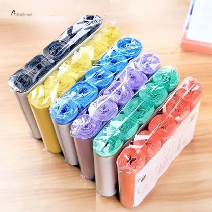 5 Rolls 1 Pack 100Pcs Household High Quality Disposable Trash Pouch Kitchen Storage Garbage Bags Cleaning Waste Bag Plastic Bag